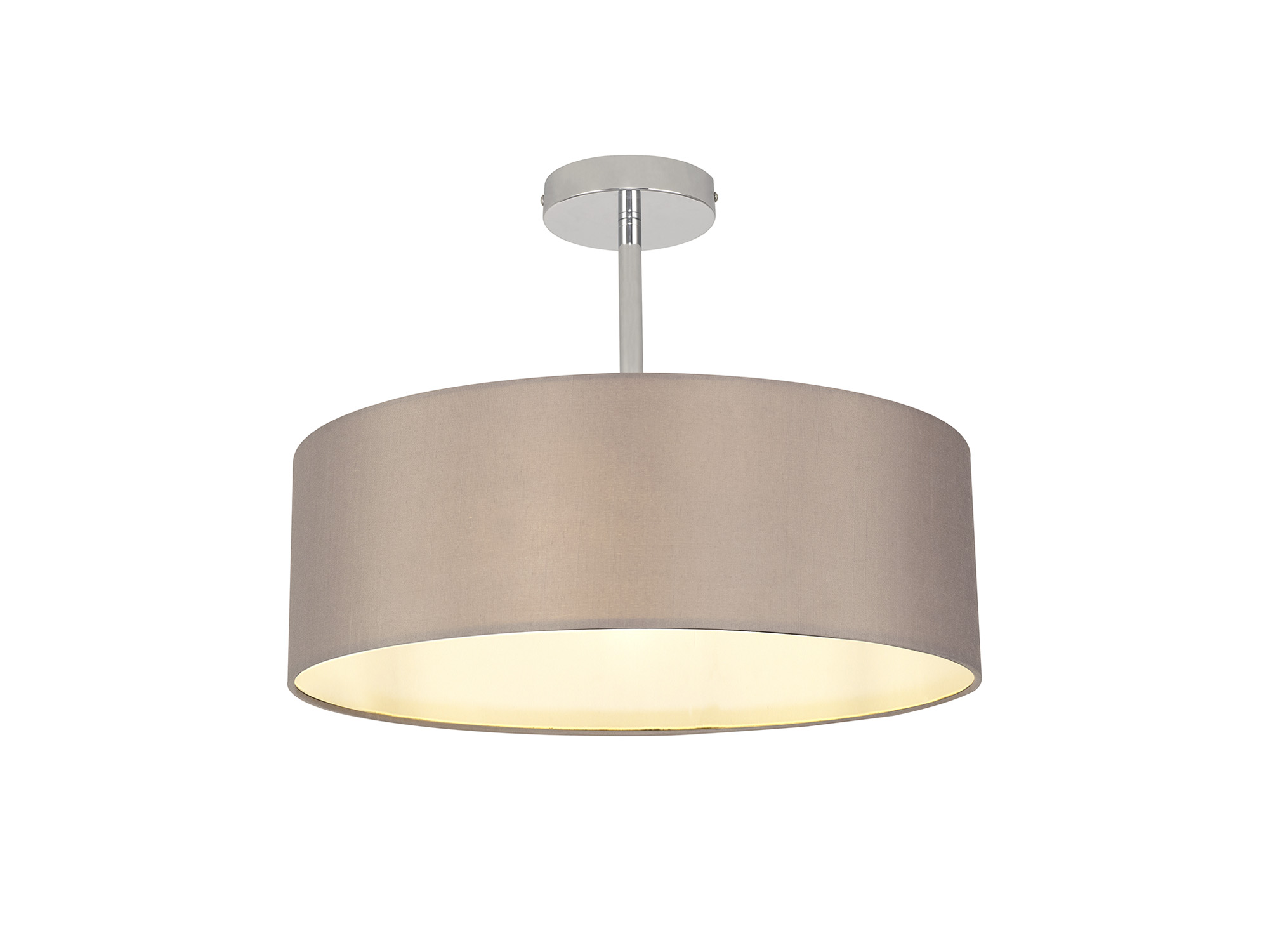 Baymont CH GR Ceiling Lights Deco Semi Flush Fittings